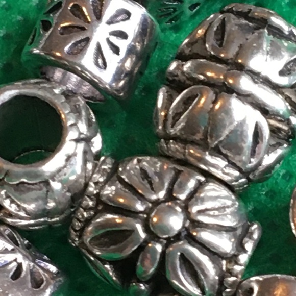Silver spacer beads - Picture 4 of 4